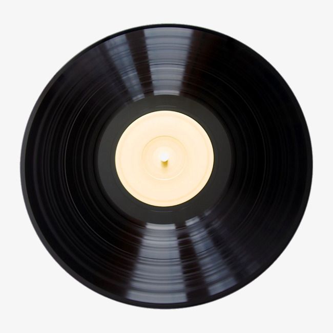 an old vinyl record on a white background with light coming from the top and bottom