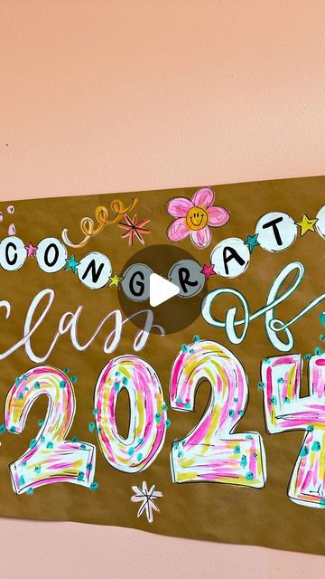 a bulletin board with the words congratulations class of 2012 written in large letters on it