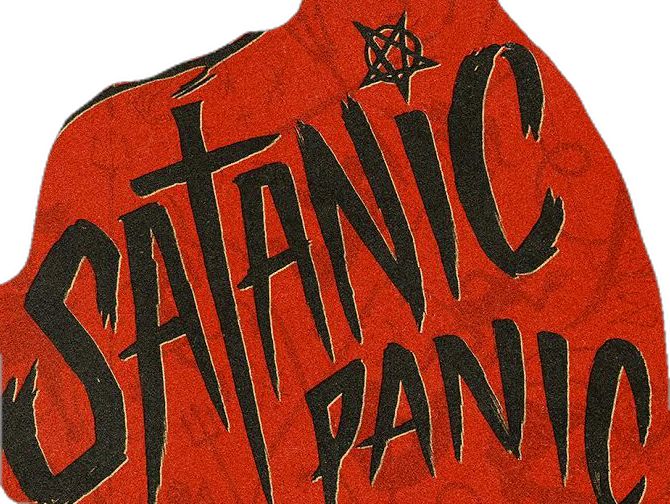 Satanic Panic, Goth Purse, Edgy Aesthetic, Jennifer's Body, Dark Soul, Halloween Poster, Nightmare On Elm Street, Painted Doors, Red Aesthetic