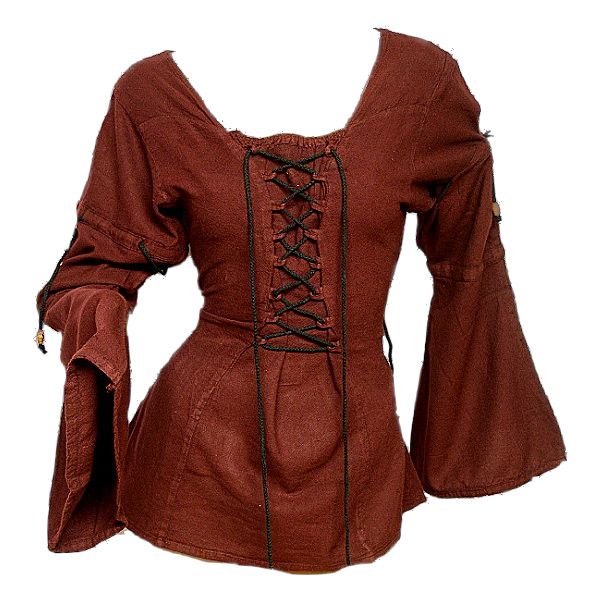 Medieval Blouse ❤ liked on Polyvore featuring tops, blouses, medieval, shirts, brown shirts, brown top, shirt blouse, shirt top and brown blouse Medieval Blouse, Medieval Shirt, Brown Shirts, Brown Tops, Brown Blouse, Brown Shirt, Medieval Clothing, Top Sewing Pattern, Brown Top