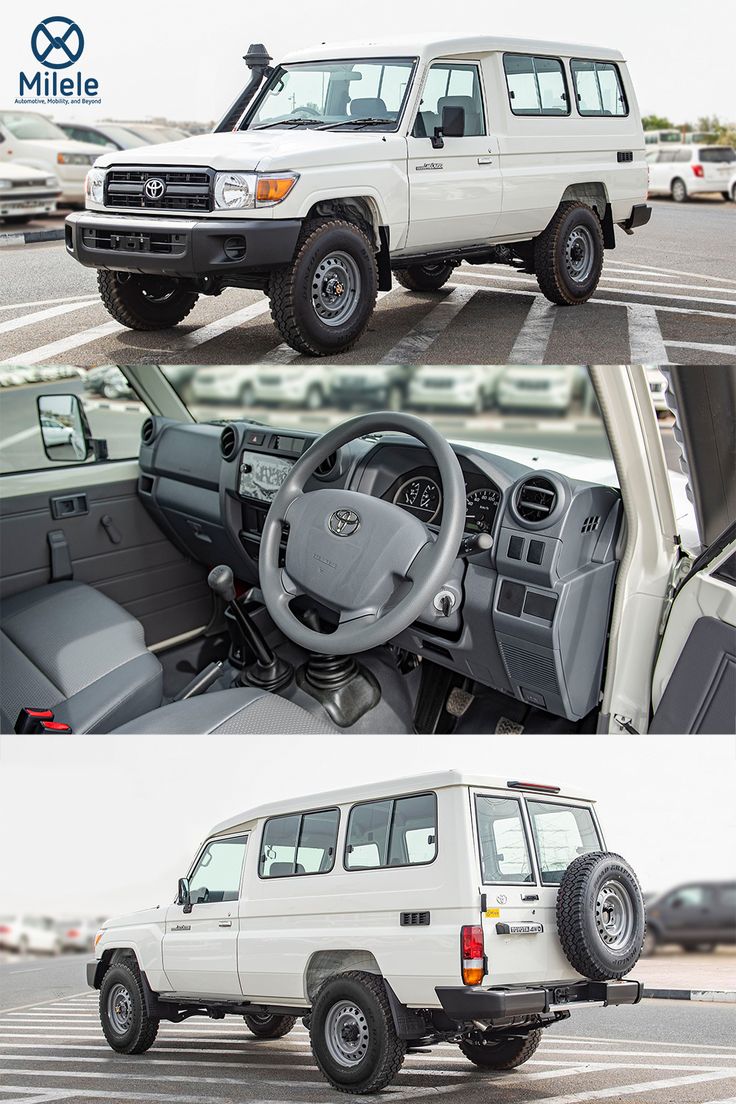 (RHD) TOYOTA LAND CRUISER LC78 4.2D MT MY2023 – WHITE Toyota Coaster, Land Cruiser 70 Series, Toyota Van, Off Road Camper Trailer, Toyota 4x4, Off Road Camper, Van Car, Suv Cars, Toyota Trucks