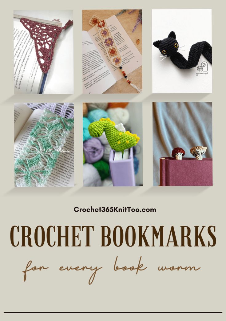 the crochet bookmarks for every book women are free to read and do