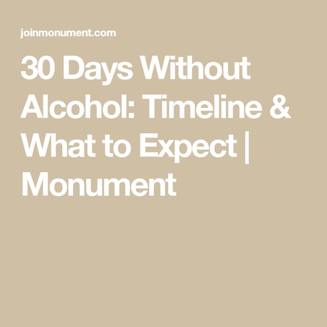 the words 30 days without alcohol timeline and what to expect