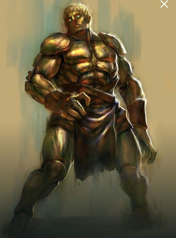 a digital painting of a man in armor with his hands on his hips and arms crossed