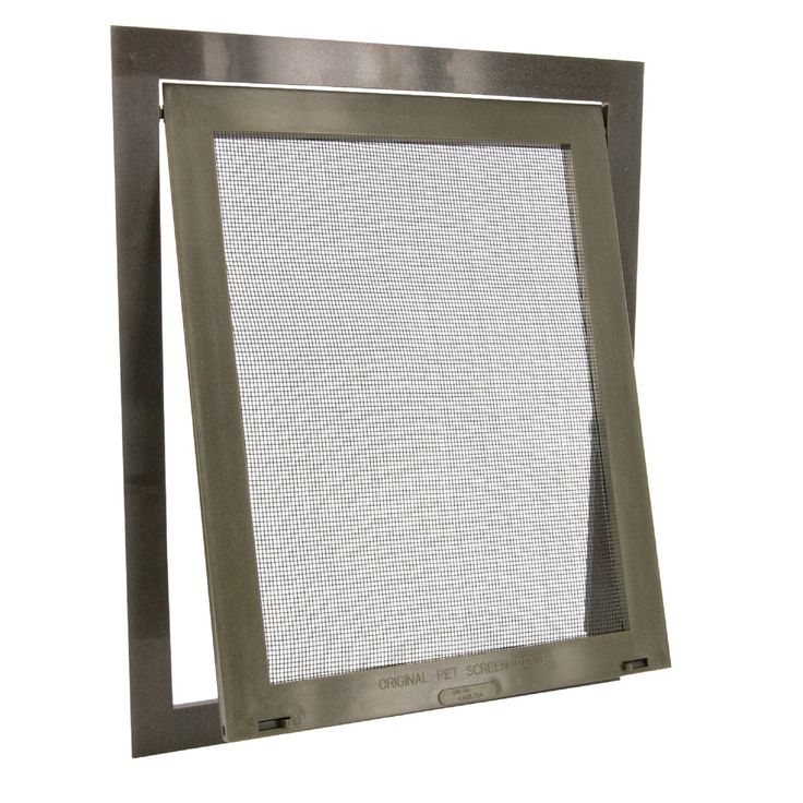 a metal frame with a mesh screen on the front and back sides, set against a white background