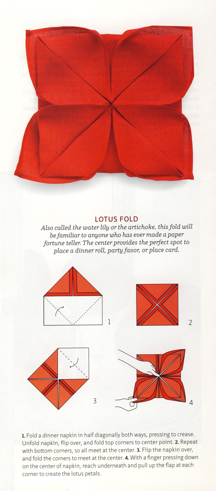 instructions for how to fold an origami bow