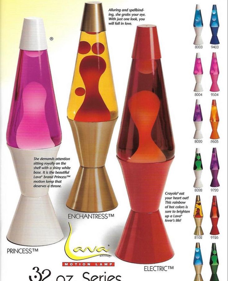 an advertisement with different colored vases on it's sides and in the middle