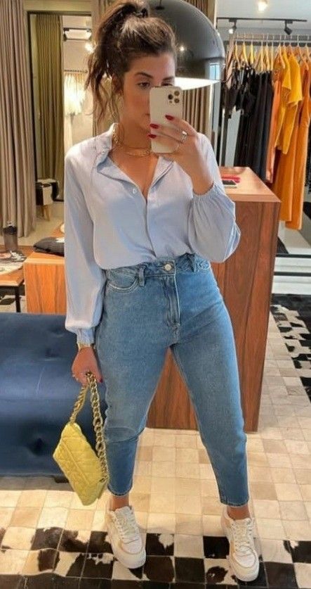 Summer Business Casual Outfits, Outfits Con Jeans, Casual Summer Outfits For Women, Look Casual Chic, Elegante Casual, Mode Casual, Casual Work Outfits, Looks Chic, Business Casual Outfits