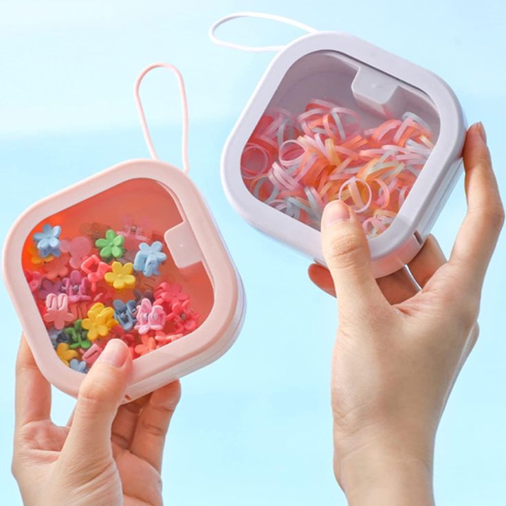 PRICES MAY VARY. NEW ABS 【Small Size】REVAXUP hair clip organizer is 3.74"*3.74"*1.18"/9.5*9.5*3cm/(L*W*H),palm-sized , light and practical, best for pocket or handbag, very suitable for travel and daily use. 【Smart Storage 】The hair tie organizer storage also perfect box to store girls hairpins, hair ties,hairclips,headphones, jewelry crafts,candies,coins, lipsticks,nail arts, cotton swabs,travel qtips or small office supplies, Make your bag,desktop or drawer more tidy and clean. 【Unique Design】 Girls Hair Accessories Organizer, Hair Tie Storage, Hair Tie Organizer, Hair Accessories Organizer, Tie Organizer, Hair Clip Organizer, Hair Tie Holder, Gifts On Amazon, Tie Storage