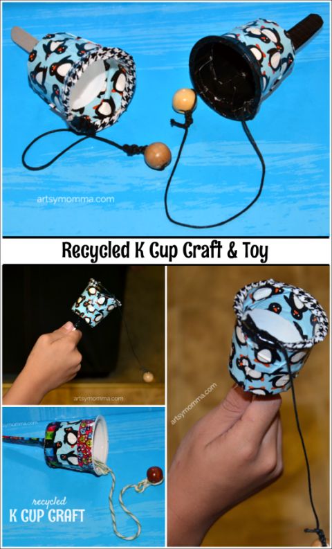 the instructions for how to make a cup craft and toy