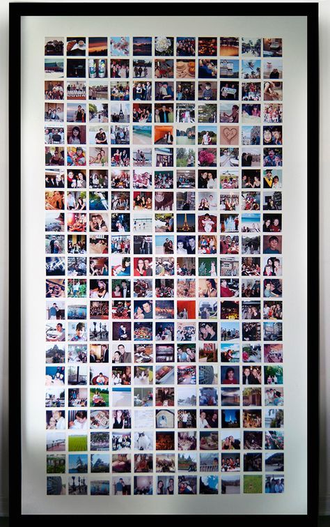 a collage of photos with the words diy photo frame