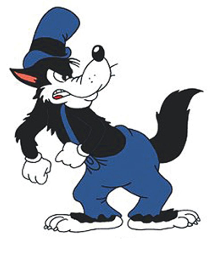 an image of a cartoon dog with a hat on his head and blue overalls