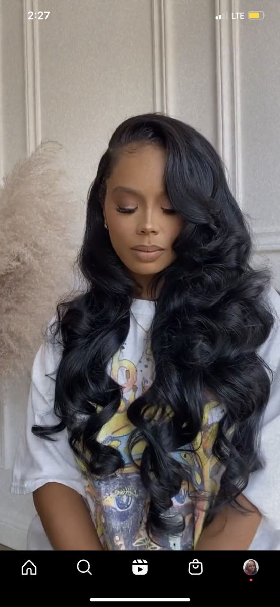 Long Hair Ideas For Women, Hair Ideas For Women, Rambut Brunette, Hairstyle For Long Hair, Sew In Hairstyles, Long Hair Ideas, Birthday Hair, Sew Ins, Dope Hairstyles