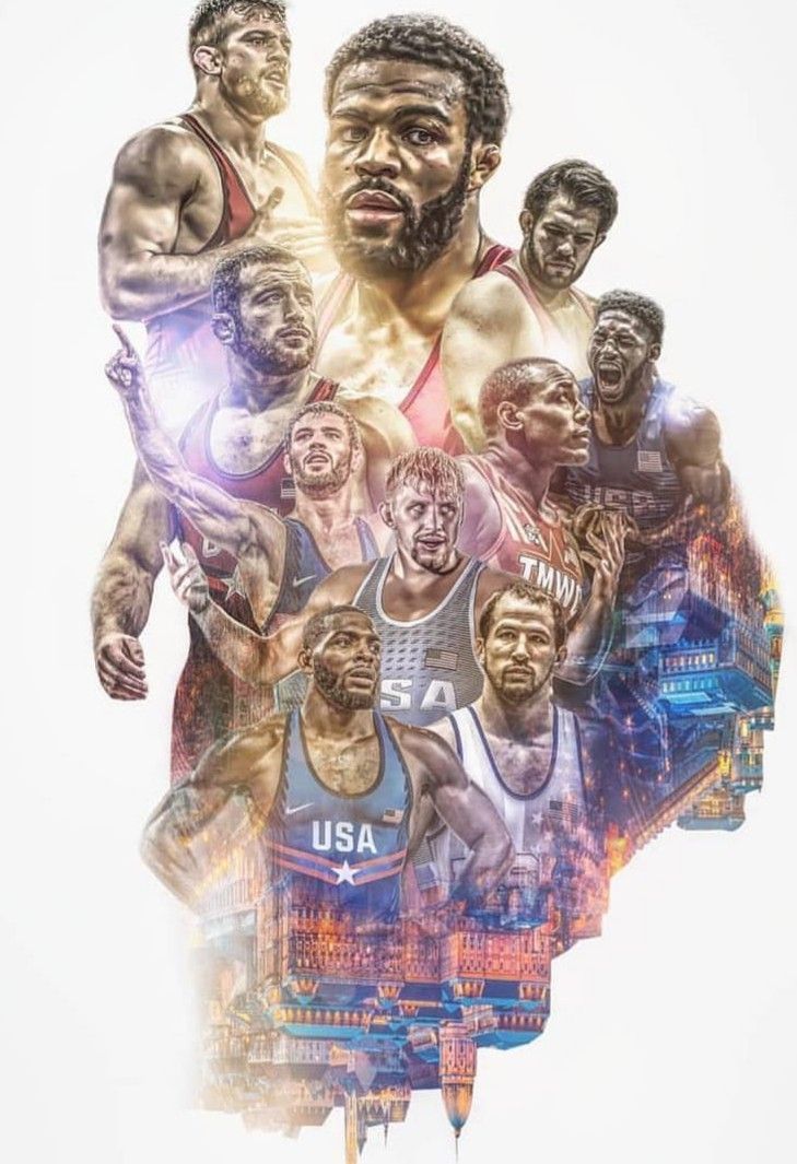 an image of the basketball player with many different faces