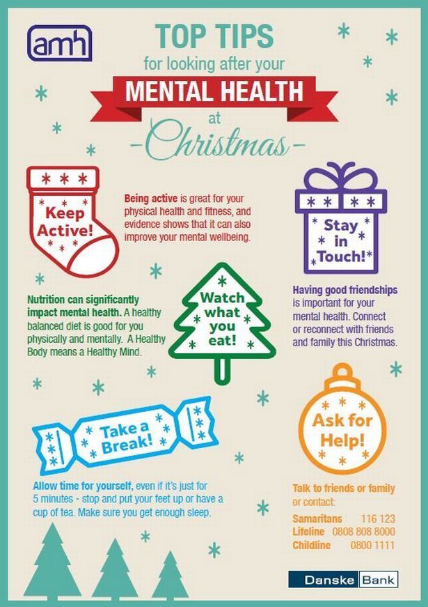 Action Mental Health reveals five top tips to maintain good mental health this Christmas - Belfast Live Mental Health Christmas, Low Mood, Health Planner, Health Lessons, Mental Wellbeing, Mental Health Support, Good Mental Health, Mental Health Matters, Therapy Activities