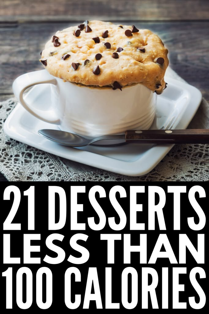 two desserts less than 100 calories