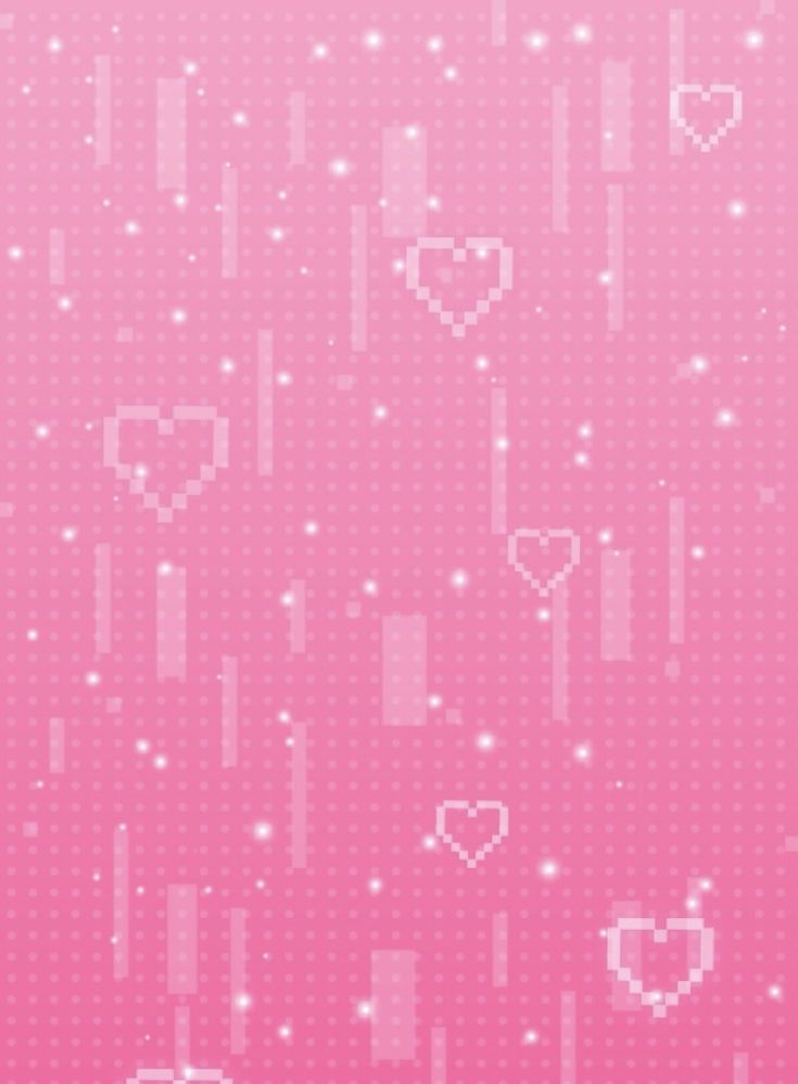 an abstract pink background with hearts and bars in the shape of heart shapes on it