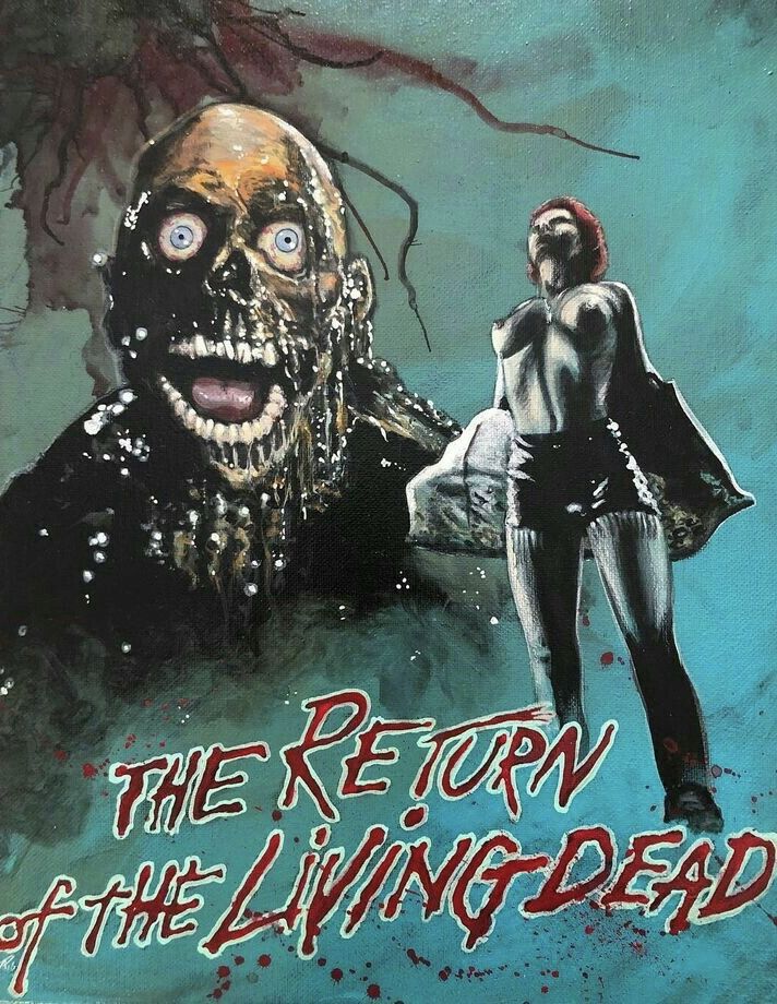 the return of the living dead movie poster