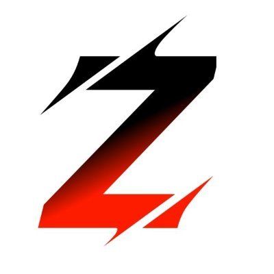 the letter z is shown in red and black