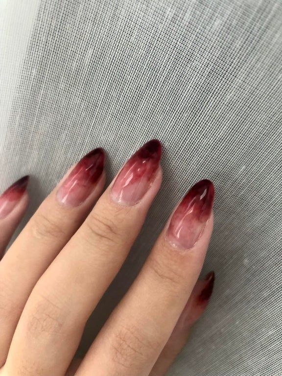 Vamp Nails, Blood Nails, Paznokcie Hello Kitty, Vampire Nails, Gothic Nails, Goth Nails, Grunge Nails, Her Nails, Casual Nails