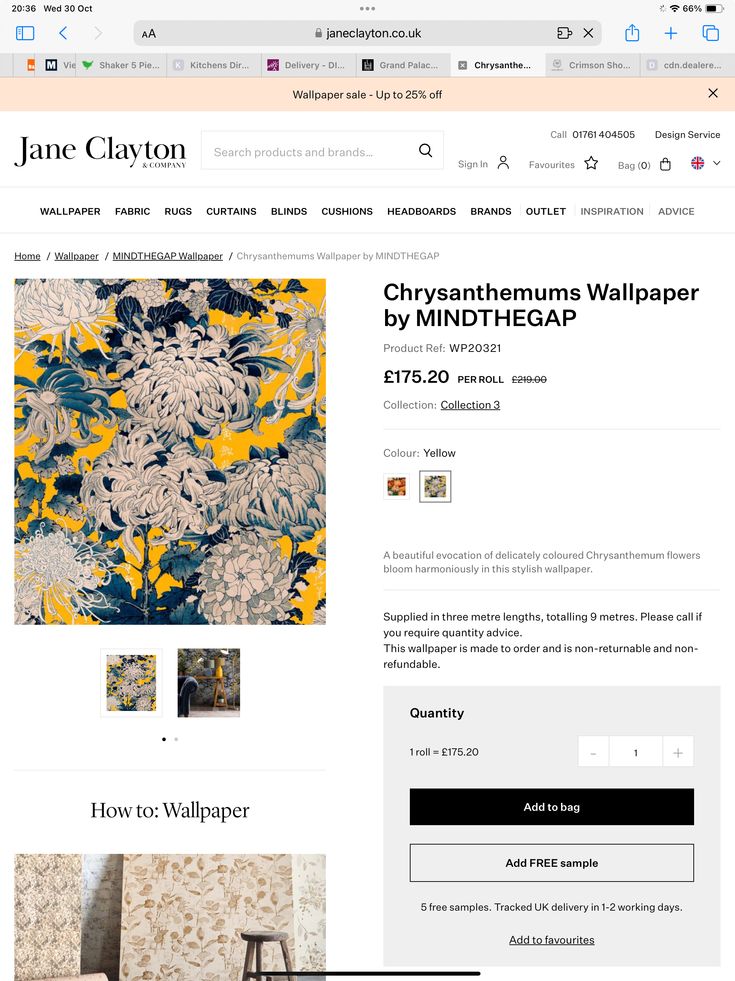 the homepage for jane clatton's wallpapers is shown in yellow and blue