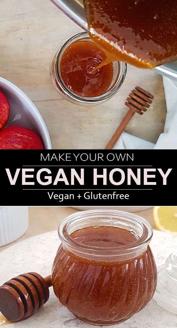 make your own vegan honey recipe for glutenfrie and desserts