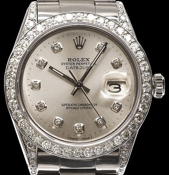 Rolex Datejust Plata, ¿No podia tener ningun modelo sin piedrecitas? Bueno, vale. Resignación. Rolex Diamond Watch, Rolex Diamond, Watches Rolex, Swiss Army Watches, Rolex Watches For Men, New Rolex, Rolex Watch, Beautiful Watches, Women's Watch