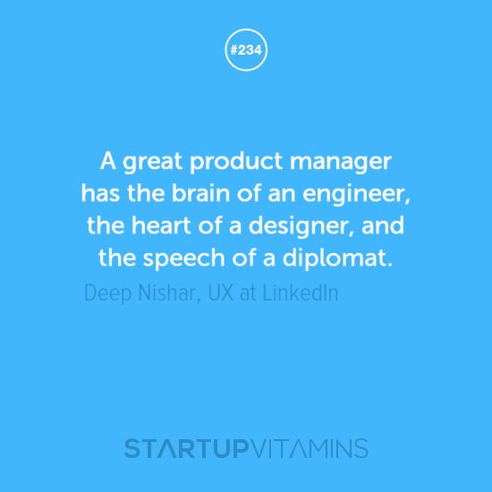 a blue background with a quote from deep nishar, ux at linkedin