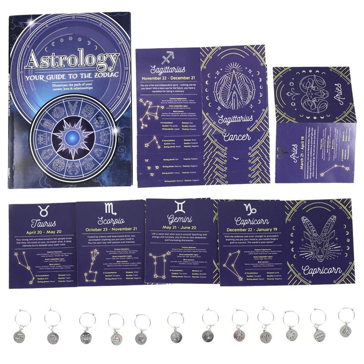 Dive into the fascinating world of astrology and uncover the mysteries of the cosmos with SpiceBox's Gift Box Astrology kit! Explore the deep celestial insights that your Sun sign can shed about your personality traits, your perfect love matches, your career aspirations, and the unique path destined for you in life. This immersive kit offers not only an intriguing, full-color instructional book but also enriches your experience with 12 distinctive zodiac charms. Perfect for marking your wine gla Astrology Party, Key Diy, Gemini And Scorpio, Capricorn And Taurus, Scorpio And Capricorn, Aries And Sagittarius, Arts And Crafts Kits, Career Aspirations, Self Exploration