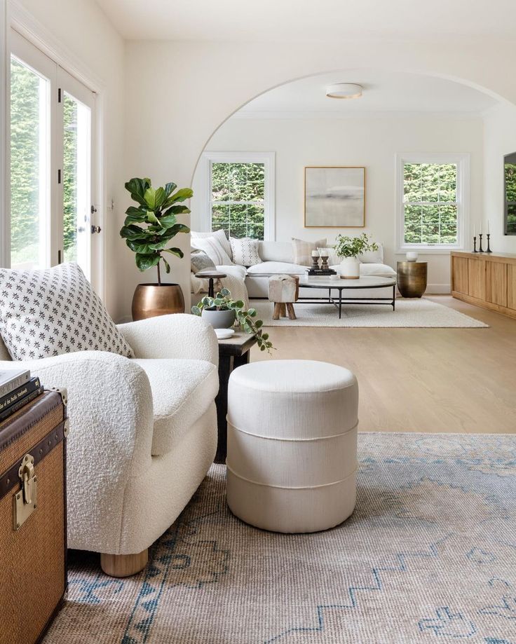 the living room is clean and ready for guests to use it as a focal point