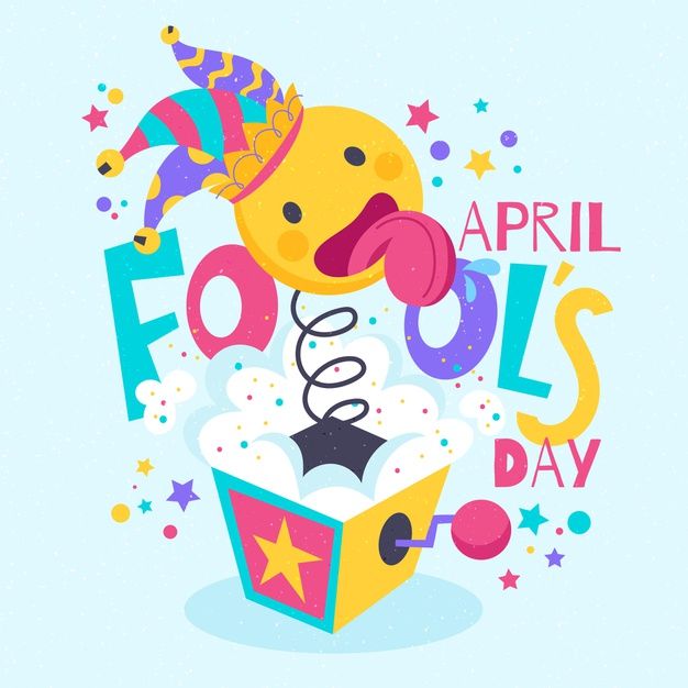 an image of a happy fool's day card