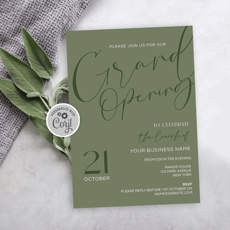 Creative - Modern Font Designs Grand Opening Invitations Template, Soft Opening Invitation, Grand Opening Invitations Design, Store Opening Invitation, Company Event Invitation, Company Launch Party, Business Party Invitation, Company Invitation, Launch Party Invitation