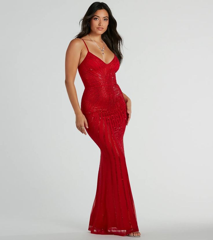 Cameron V-Neck Rhinestone Slim Formal Dress Holiday Homecoming Evening Dress, Floor-length, Holiday Homecoming Floor-length Evening Dress, Glamorous Red Homecoming Gown, Glamorous Red Gown For Homecoming, Floor-length Holiday Homecoming Evening Dress, Glamorous Maxi Length Homecoming Evening Dress, Glamorous Maxi Length Evening Dress For Homecoming, Glamorous Maxi Evening Dress For Homecoming, Glamorous Homecoming Floor-length Maxi Dress