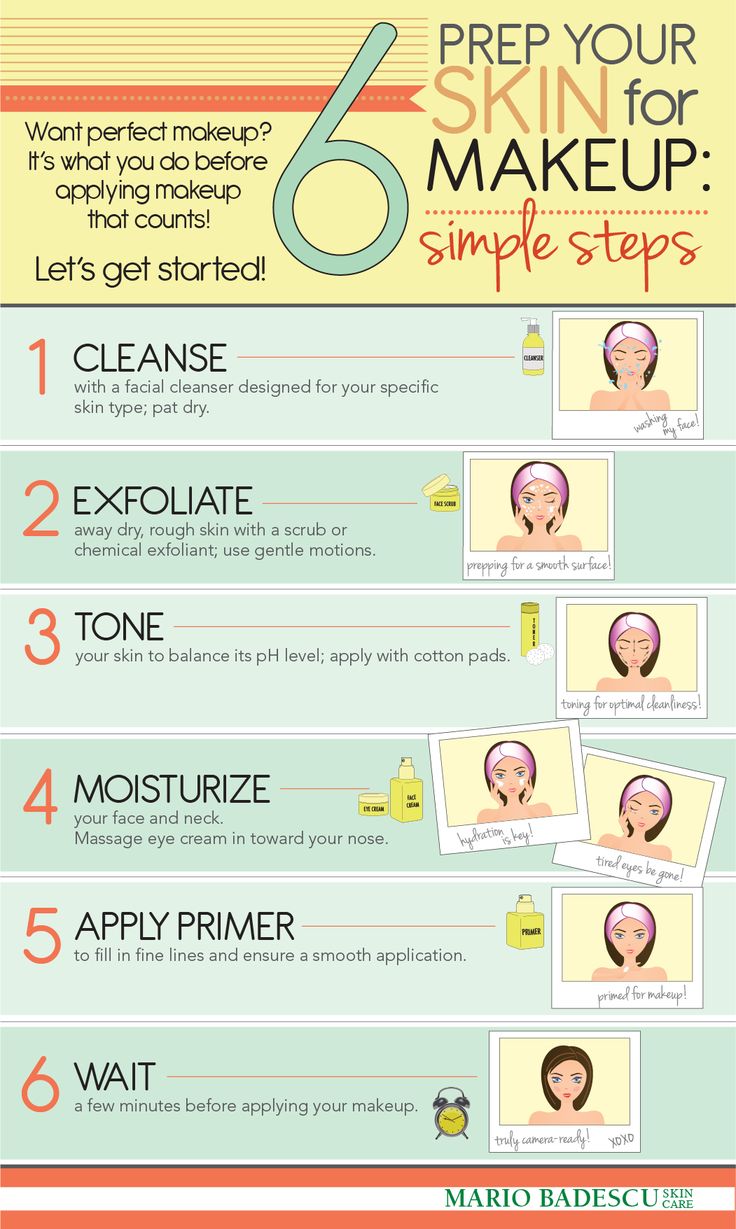 How To Prep Your Skin For Beautiful Makeup - I only exfoliate about twice a week because of my sensitive skin. Makeup Cheat Sheets, Apply Makeup, Beauty Make-up, Skin Prep, Perfect Makeup, Skin Tips, Simple Skincare, How To Apply Makeup, Skin Care Regimen