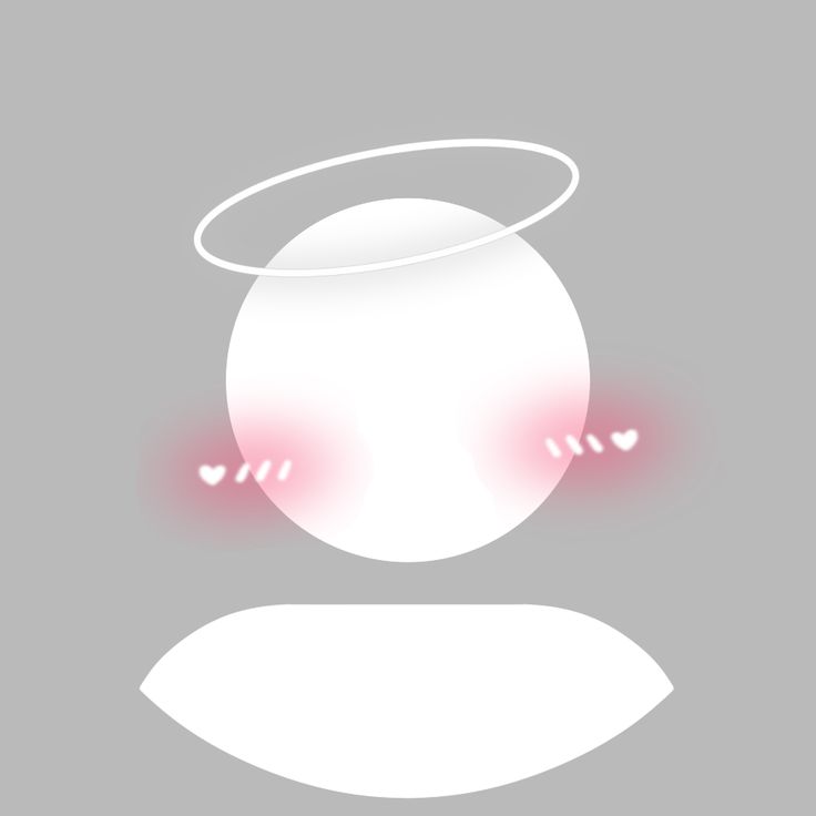 a white object with pink lights on it's face and eyes in the shape of an angel