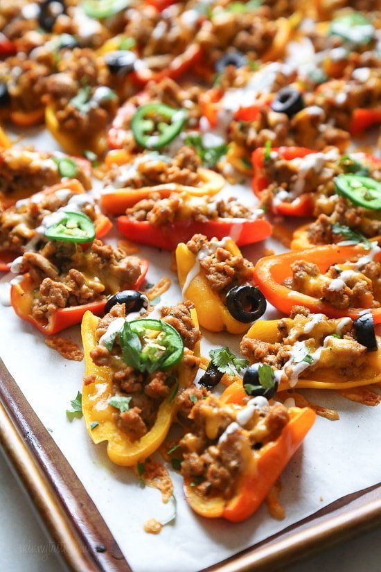 stuffed bell peppers with ground beef and olives