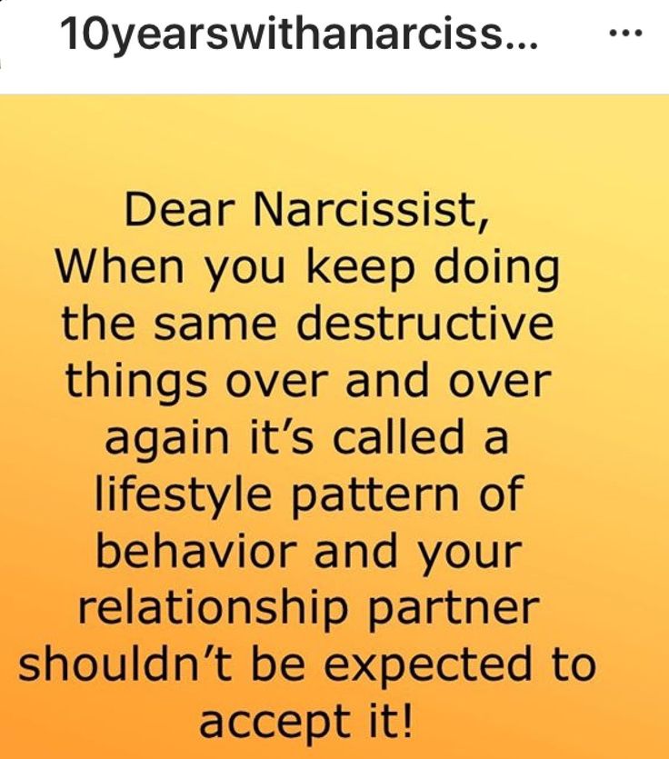 an orange background with the words dear narcisst, when you keep doing things over and over again