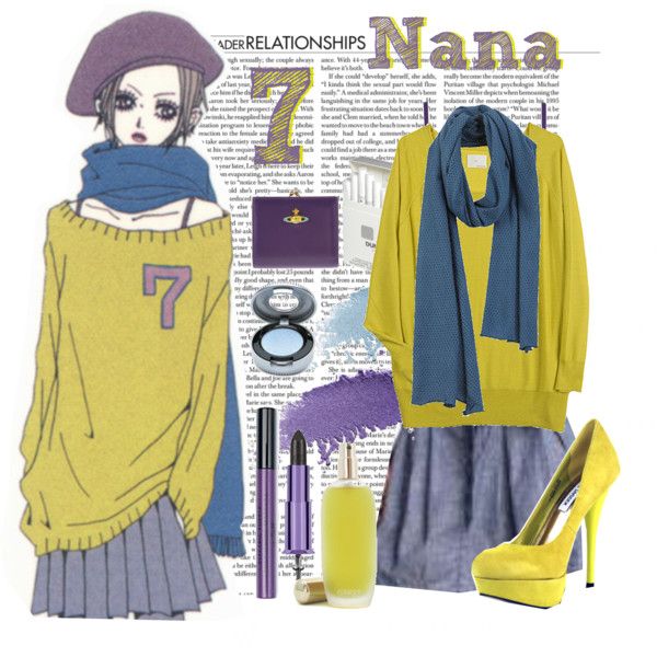 Osaki Nana style no.2, created by aleksa on Polyvore Nana Anime Outfits, Hachi Inspired Outfits, Nana Inspired Outfits, Posters For Bar, Nana Anime Manga, Nana Outfits, Nana Fashion, Nana Clothes, Osaki Nana