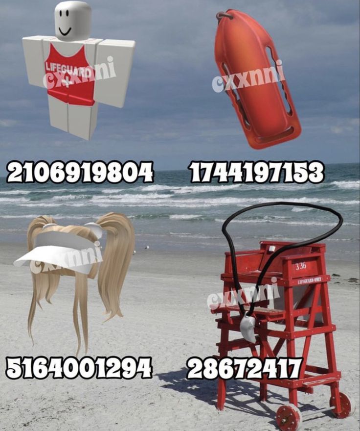 there are three different types of lifeguard equipment on the beach and in the air