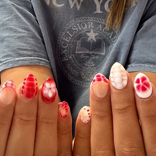 Ava Taylor | Licensed Utah Nail Tech! on Instagram: "❤️❤️❤️  • • • #luminarynailsystems #dndgelpolish #naturalnails #utahnailtech" Trendy Nails Autumn 2024, Cute Aesthetic Almond Nails, Simple Fall Nails Designs, Blooming Gel Acrylic Nails, Utah Nails Fall, Fall Utah Nails, Nails For Your Boyfriend, Gel X Nail Designs Simple, Blooming Gel Nail Art Fall