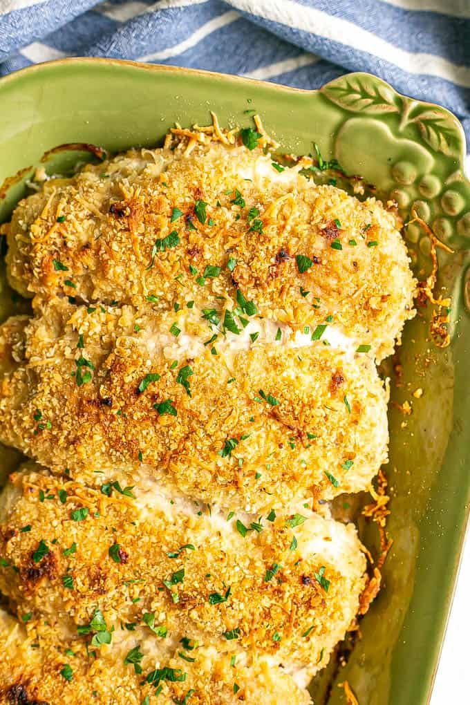 Chicken Breast Recipes For Dinner, Baked Cheesy Chicken, Summertime Ideas, Shake N Bake Chicken, Chicken And Cheese Recipes, Cheesy Baked Chicken, Budget Dinner, Bff Keychain, Well Plated