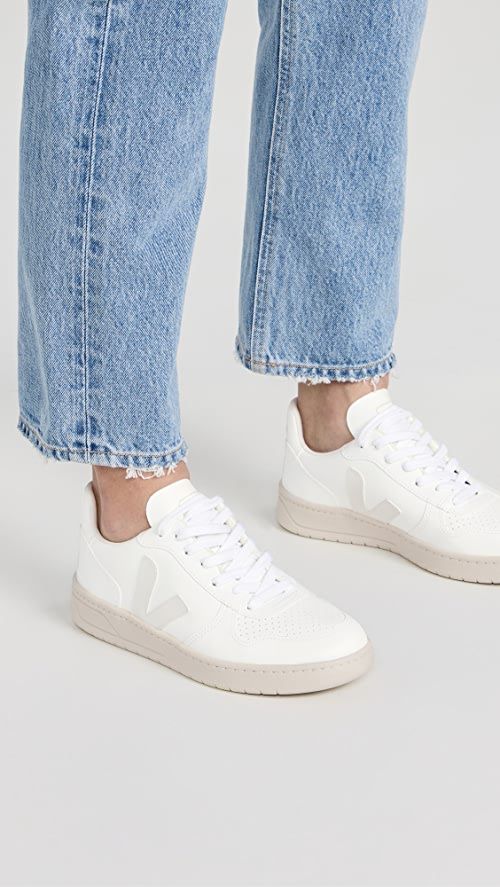 Veja V-10 Laceup Sneakers | SHOPBOP Zapatillas Veja, Veja V 10, Veja Shoes, Work Sneakers, Veja Sneakers, Cute Sneakers, White Sneakers Women, Womens Summer Shoes, Trendy Sneakers