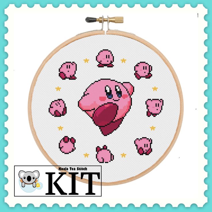 the cross stitch pattern has been completed and is ready to be finished