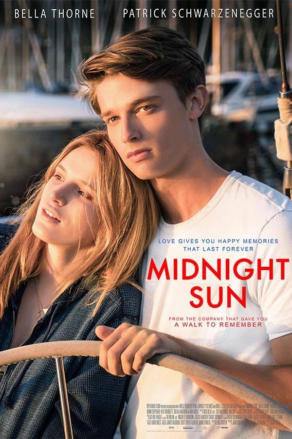 the movie midnight sun is shown with a man and woman