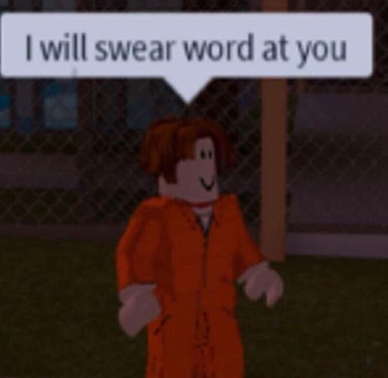 an animated image of a person holding a sign that says i will swear word at you