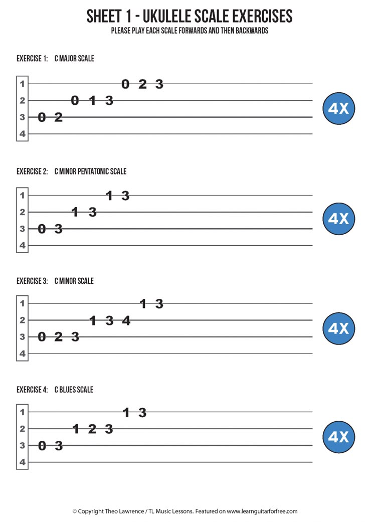 an exercise sheet with numbers and symbols on it