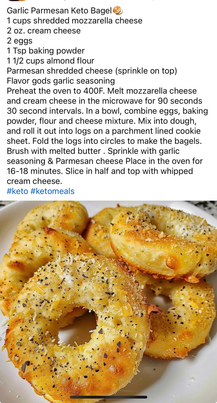 the recipe for baked bagels is shown in an email box, and it appears to be written