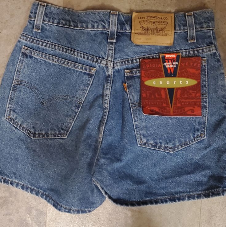 Rare Deadstock Levi's 912 Orange Tab Shorts These Are A Slim Fit Tag States Sz 11 But Measurements Are Listed 14 Flat At Waist So 28 12 Inch Rise 2.5 Inch Inseam Leg Opening 11 Flat Hips 18 These Are A Great Pair Of Vintage Levi's High Rise Fitted Shorts With Hip Pockets, Classic Mid-rise Shorts With Built-in Shorts, Fitted High Rise Shorts With Hip Pockets, Classic Mid-rise Jean Shorts With Pockets, Classic Jean Shorts With Belt Loops, Classic High Rise Shorts With Pockets, Classic High-rise Shorts With Pockets, Classic Short Bottoms With Pockets, Levi's High Waist Bottoms With Pockets