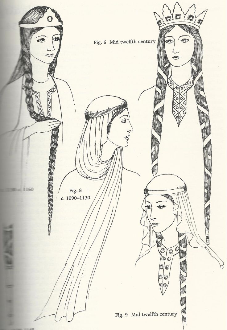 three women with long braids and headdress, one wearing a tiara