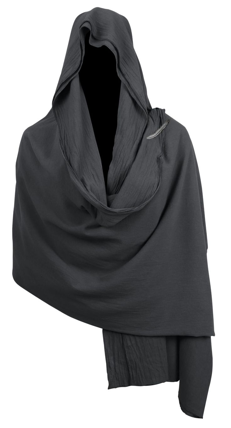 an image of a black shawl on a white background